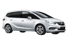 Car Hire Brentwood - Vauxhall Zafira 5 + 2 - Minibus hire Brentwood